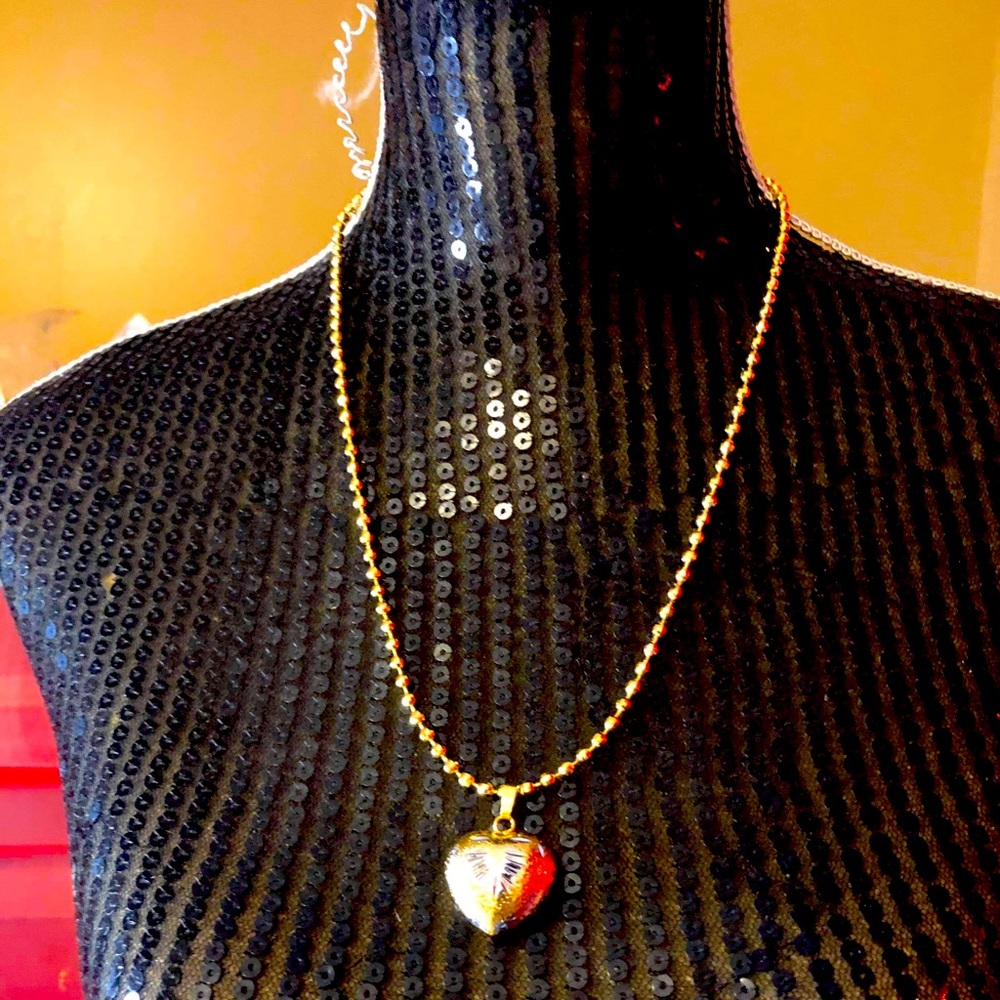 18K gold filled necklace set